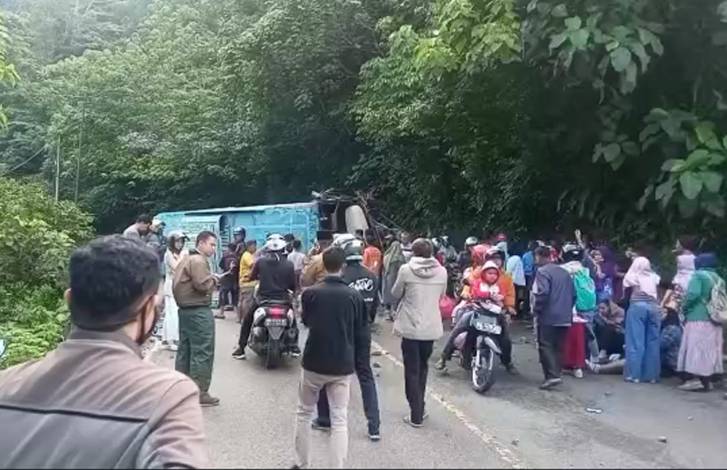 Bus Rombongan Mahasiswa Unri yang Kecelakaan Ternyata Hendak Kunjungan ke Semen Padang