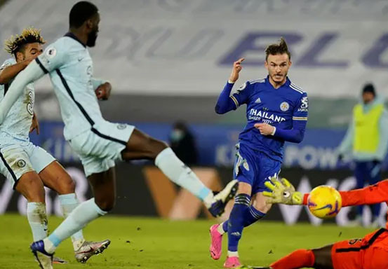 Bungkam Chelsea, Leicester City Gusur MU dari Puncak Klasemen Liga Inggris