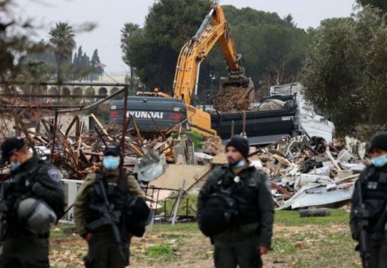 Israel Usir Warga Palestina, Rumah-rumah Dihancurkan