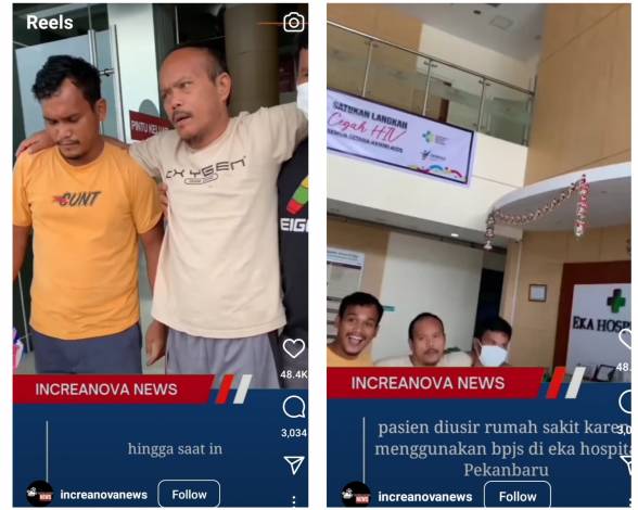 Viral Pasien Diduga Diusir dari Eka Hospital Pekanbaru Gara-gara Pakai BPJS