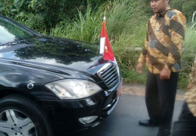 Waduh... Mobil Kepresidenan Jokowi Mogok