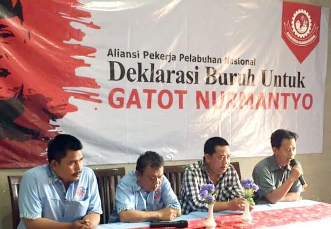 Buruh Pelabuhan Deklarasi Gatot Jadi Capres di 2019