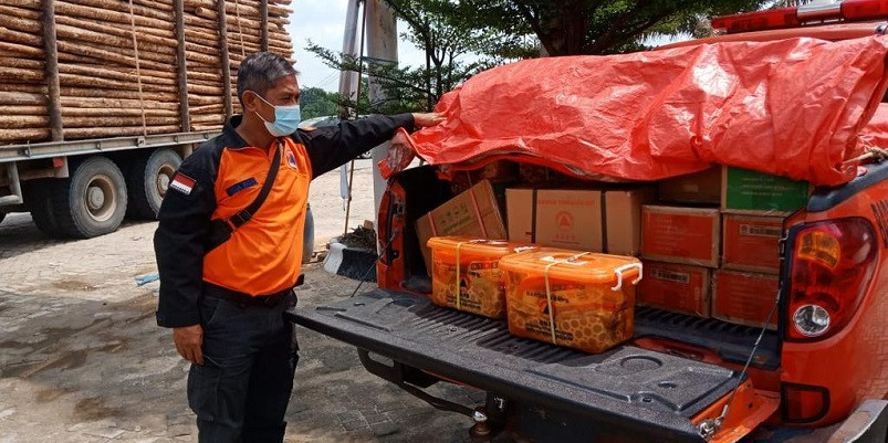 BPBD Riau Distribusikan Bantuan Logistik untuk Korban Banjir Inhu