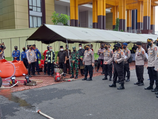Tinjau Peralatan di Riau, Wakapolri: Polda Riau sudah Siap Cegah Karhutla