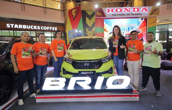 Model Terpopuler di Indonesia, New Honda Brio Hadir Menyapa Publik Kota Pekanbaru