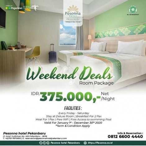 Yuk Nikmati Weekend di Pesonna Hotel Pekanbaru