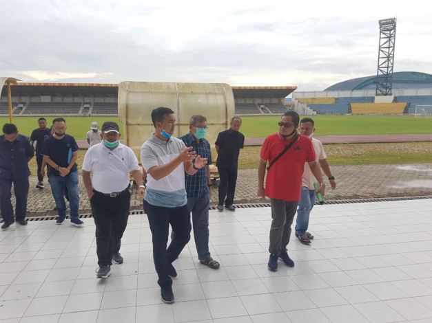 Tinjau Sport Center Rumbai, Kadispora Pastikan Venue Eks PON Dalam Kondisi Baik