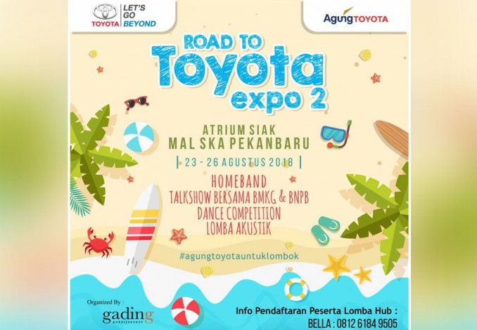 Agung Toyota Gelar Road to Toyota Expo 2 Bertema HUT RI dan Lombok