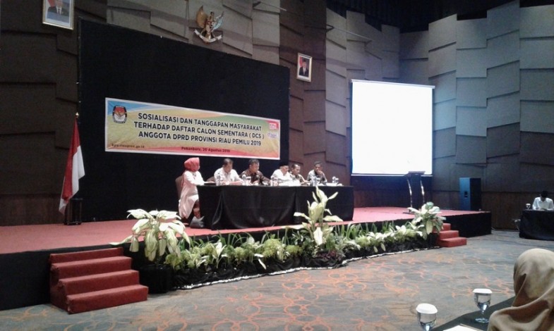 Jelang Berakhirnya Masa Tanggapan, KPU Riau Sosialisasikan DCS