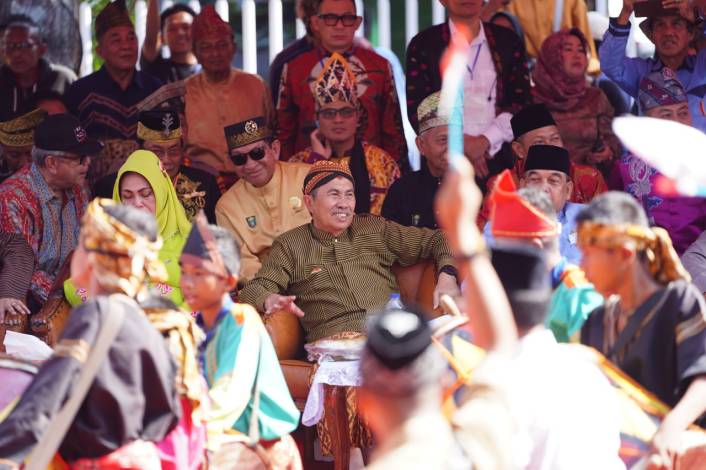 Jabatan Gubernur akan Berakhir, Syamsuar Pamitan kepada 58 Paguyuban di Riau