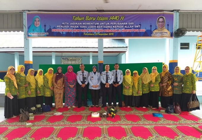 BKOW Riau dan Pengajian Al Hidaya Adakan Silaturahmi di Lapas Perempuan dan Anak