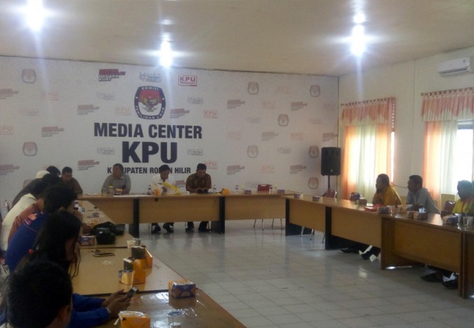 KPU Rohil Tetapkan 543 DCT Anggota DPRD Pemilu 2019