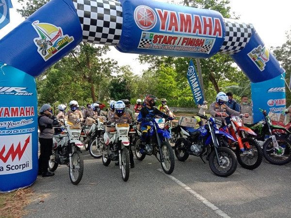 Yamaha Ikut Berpartisipasi Semarakkan HUT Lantas ke-65