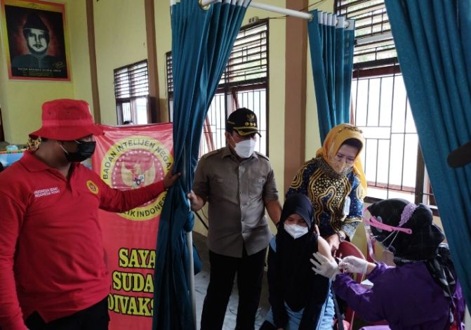 BINDA Riau Gelar Vaksinasi Covid-19 Bagi Masyarakat dan Pelajar di Rohul