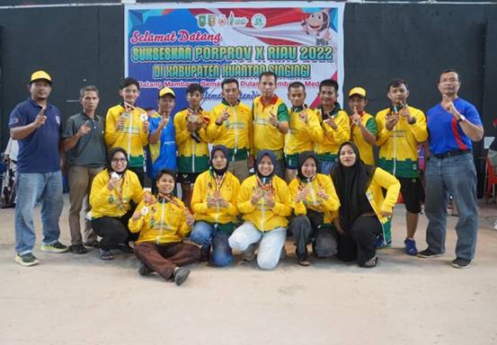 Pekanbaru Juara Umum Tenis Meja Porprov X Riau