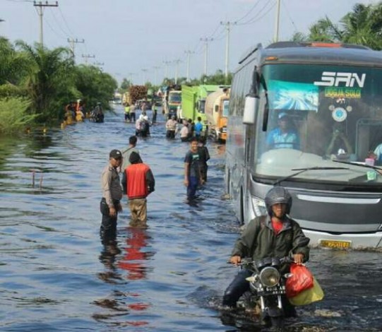 2.695 KK di Pelalawan Terkena Dampak Banjir