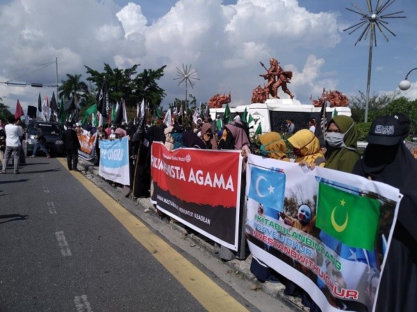Massa Aksi Bela Nabi Muhammad Dilarang Bawa Bendera Tauhid, Ini Penjelasan GMMK Riau