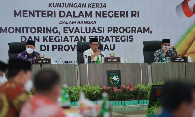 Mendagri Minta Bupati/Walikota di Riau Tingkatkan PAD, Jangan Bergantung Dana Transfer Pusat