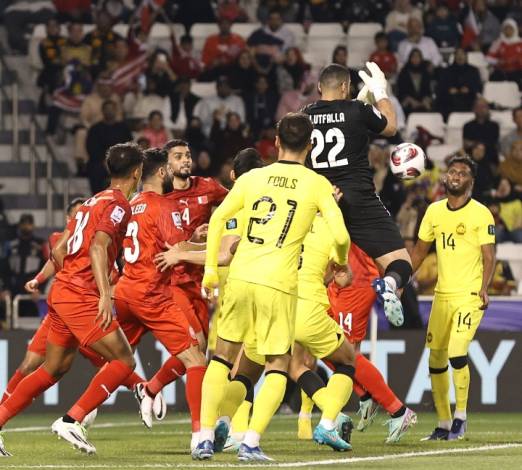 Gol Menit Akhir Bahrain Pastikan Malaysia Tersingkir dari Piala Asia
