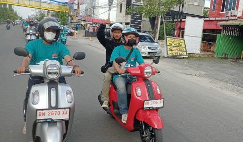Serunya Rolling City Yamaha Fazzio di Jalanan Kota Pekanbaru