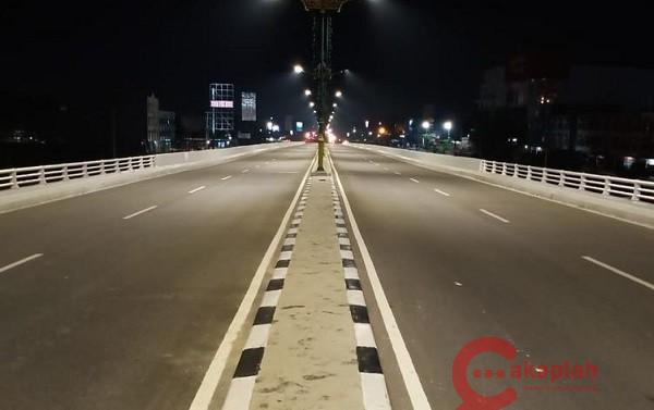 Mulai Malam Ini Satlantas Tutup Jalan Sudirman Pekanbaru