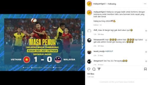 Malaysia Disebut Sengaja Kalah dari Vietnam demi Ajarkan Sepakbola ke Timnas Indonesia