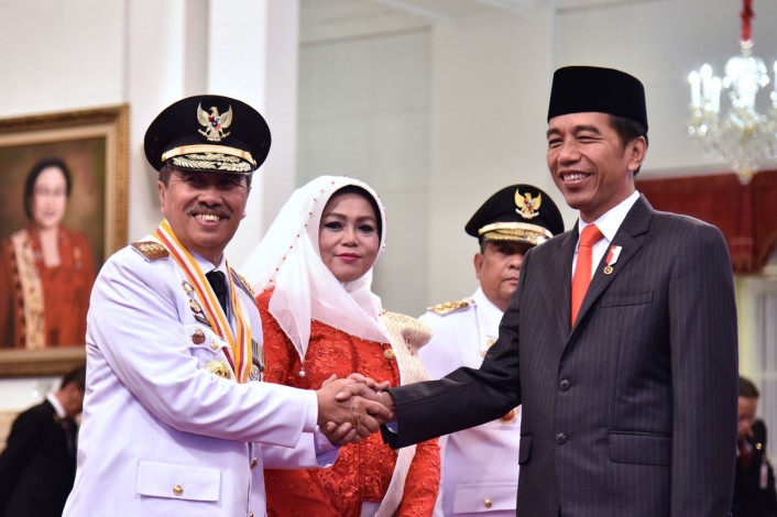 Gubernur Syamsuar Dampingi Presiden Jokowi ke Bangkok