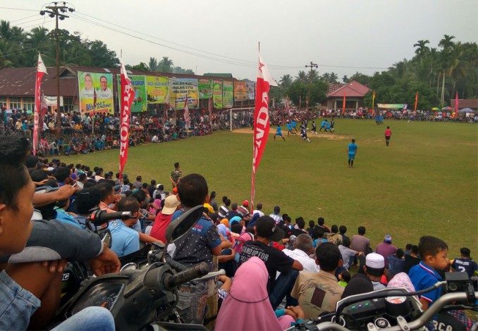 Harapan Lereng Melaju ke Final Turnamen Sepakbola se-Kecamatan Kuok