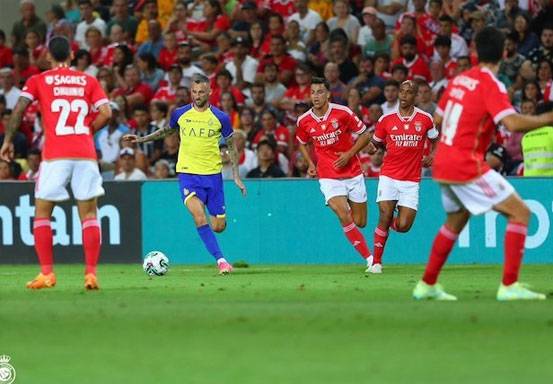 Kalah Lagi! Al Nassr Dipermalukan Benfica 1-4