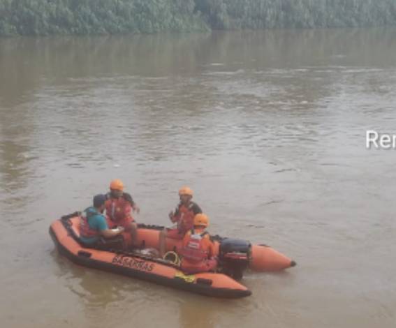 Masuki Hari Ketiga, Remaja Hilang Tenggelam di Sungai Rokan Belum Ditemukan