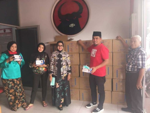 PDIP akan Distribusikan 50 Ribu Masker ke Seluruh Riau