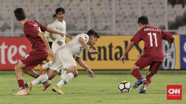Drama 11 Gol di Laga Timnas Indonesia U-19 Vs Qatar