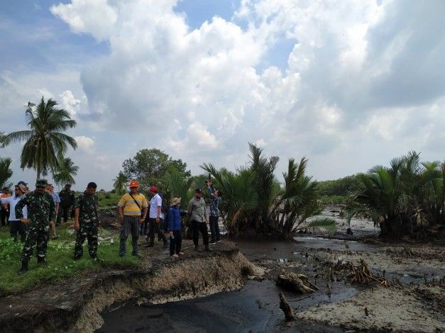 Tindaklanjuti Usulan Pemprov, Tim Kemenko Marves Tinjau Kondisi Abrasi di Tiga Pulau Terluar Riau