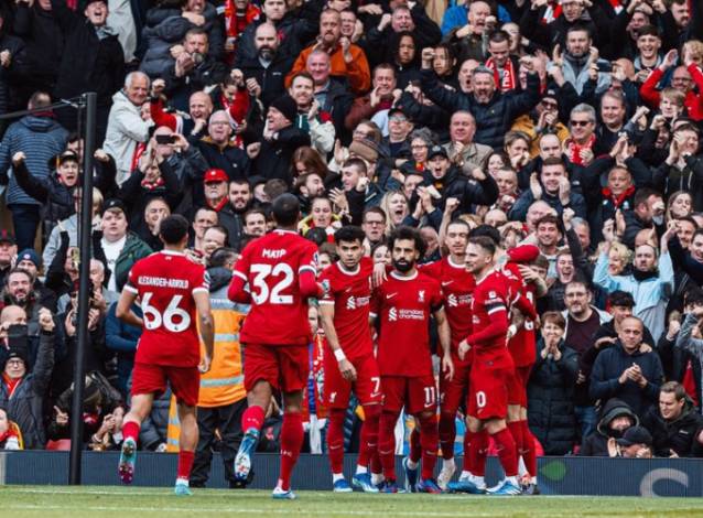 Liverpool Menangkan Derby Merseyside, Salah Cetak 2 Gol