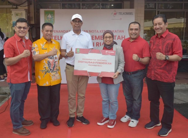 Telkomsel Hadirkan Aplikasi Digital untuk Pelajar Riau