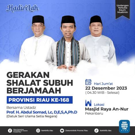 GSSB Riau akan Hadirkan UAS, Ini Jadwalnya