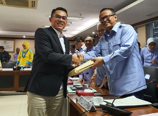 Edwin Pratama Titipkan Aspirasi Masyarakat Riau kepada Menteri Edhy Prabowo