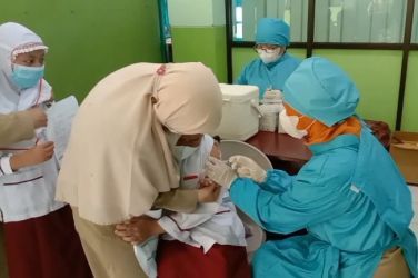 Data Terbaru: Vaksinasi Anak di Pekanbaru sudah 32 Persen