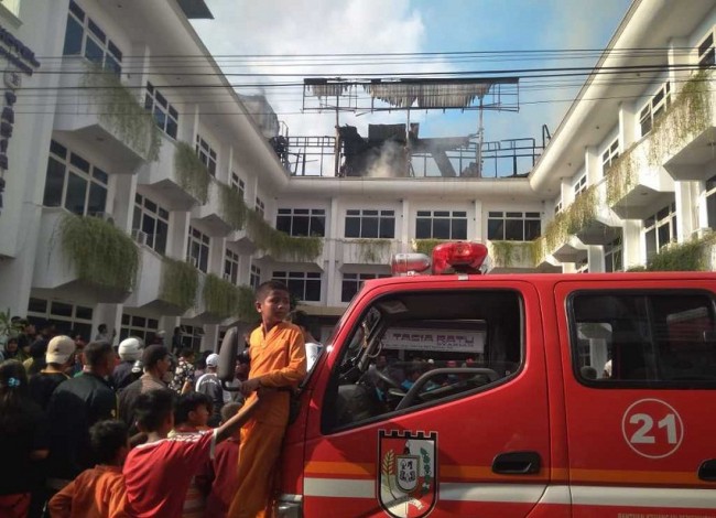 Kebakaran Hotel Tasia Ratu karena Korsleting Listrik