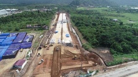 Pembebasan Lahan Tuntas, Pembangunan Jalan Tol Pekanbaru-Bangkinang Terus Dikebut