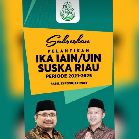 Besok IKA UIN Suska Riau Dilantik, Dihadiri Menteri Agama Gus Yaqut