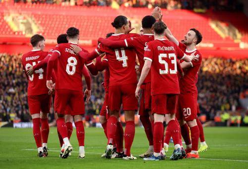 Hasil Liverpool vs Luton Town: The Reds Menang Telak 4-1