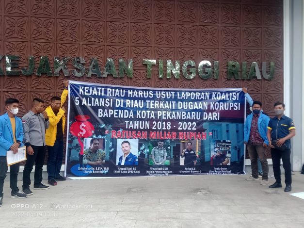Kejati Riau Telaah Laporan Dugaan Korupsi di Bapenda Pekanbaru