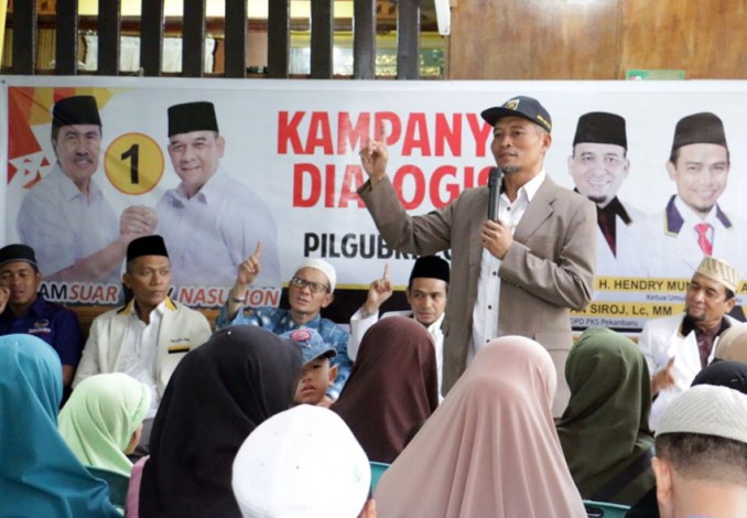 Sudah Ajukan Cuti, Ayat Cahyadi Bergerilya Memenangkan Syamsuar-Edy di Pekanbaru