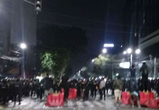 Polisi Sebut Demo Ricuh Diprovokasi Warga Luar Jakarta