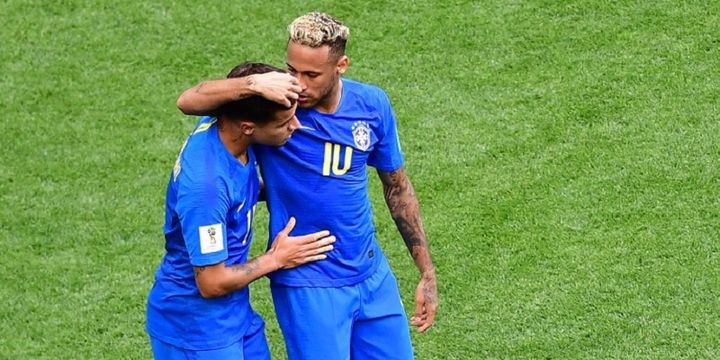 Dramatis! Coutinho-Neymar Bawa Brasil Singkirkan Kosta Rika