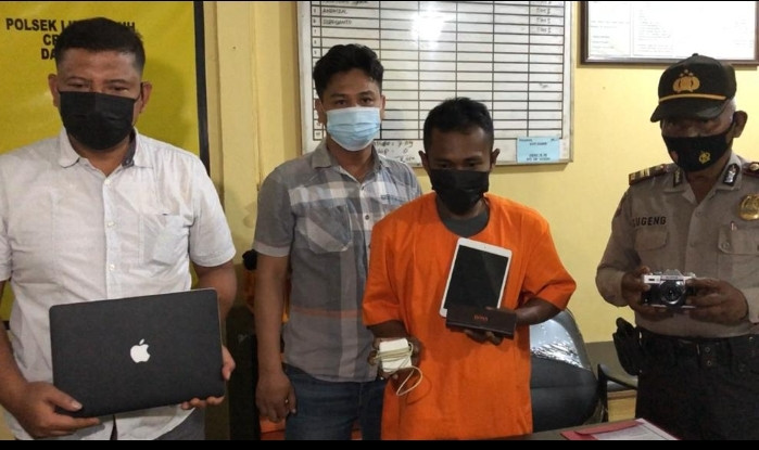 Cafe Mewah Peterseli Dibobol Maling, Aksi Pelaku Terekam CCTV