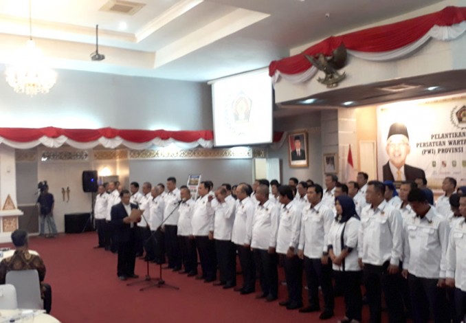 Pengurus PWI Riau 2017-2022 Resmi Dilantik
