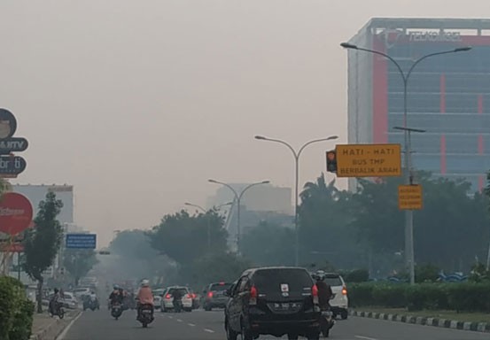 Kabut Asap di Riau Makin Parah