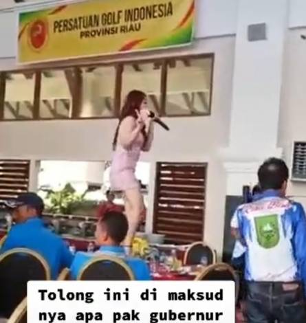 Penggawa Melayu Duga Video Tarian Erotis Turnamen Golf Disengaja untuk Jatuhkan Marwah Gubernur